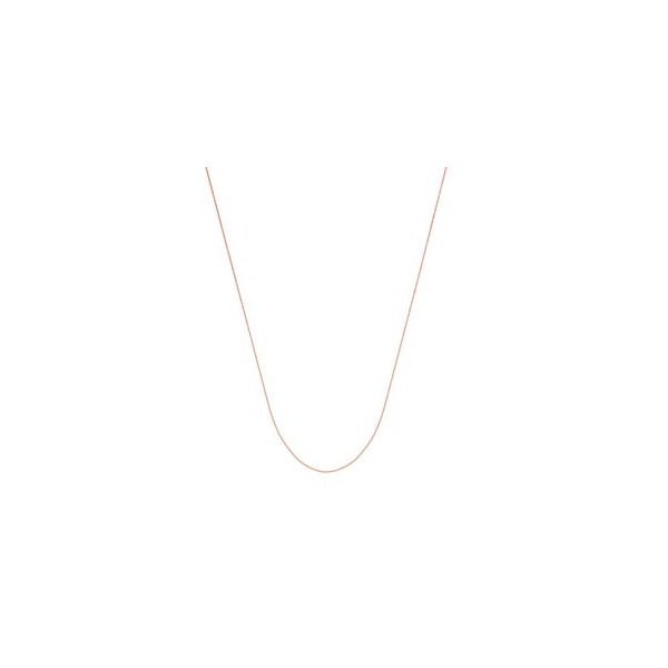 Sterling Silver Rose Gold Plated Box Chain Erickson Jewelers Iron Mountain, MI
