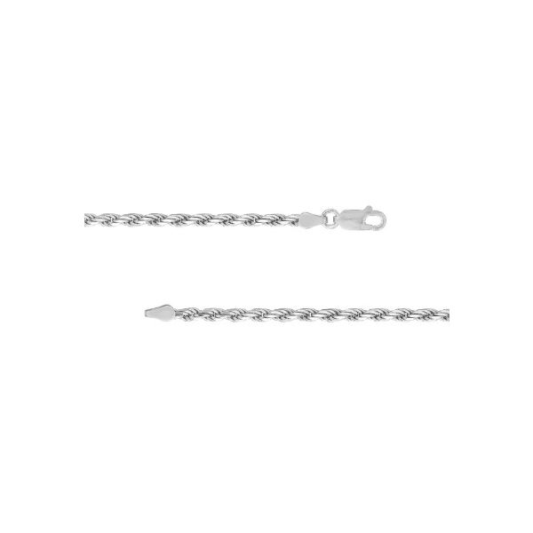 Sterling Silver 20" Rope Chain Erickson Jewelers Iron Mountain, MI