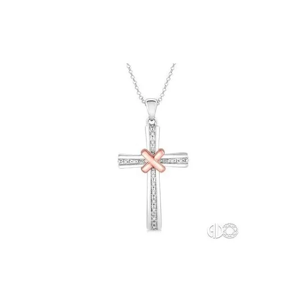 STERLING CROSS WITH DIAMONDS Erickson Jewelers Iron Mountain, MI