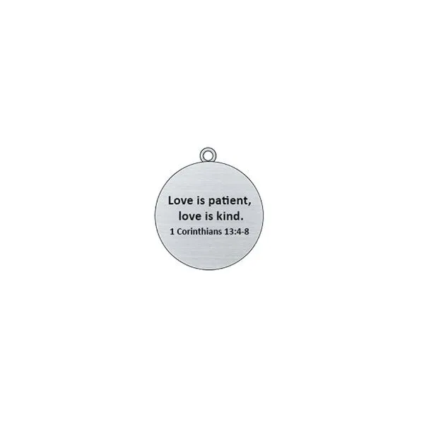 LOVE IS PATIENT LOVE IS KIND NECKLACE Image 2 Erickson Jewelers Iron Mountain, MI
