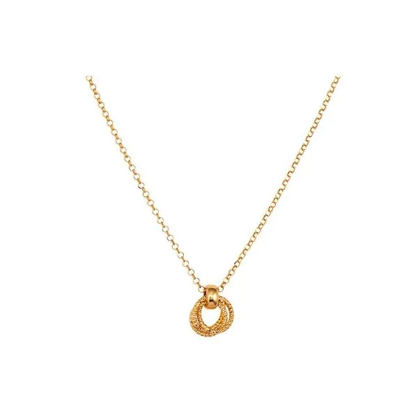 Sterling Silver 'Maribeth' Intertwined Circles Necklace Erickson Jewelers Iron Mountain, MI