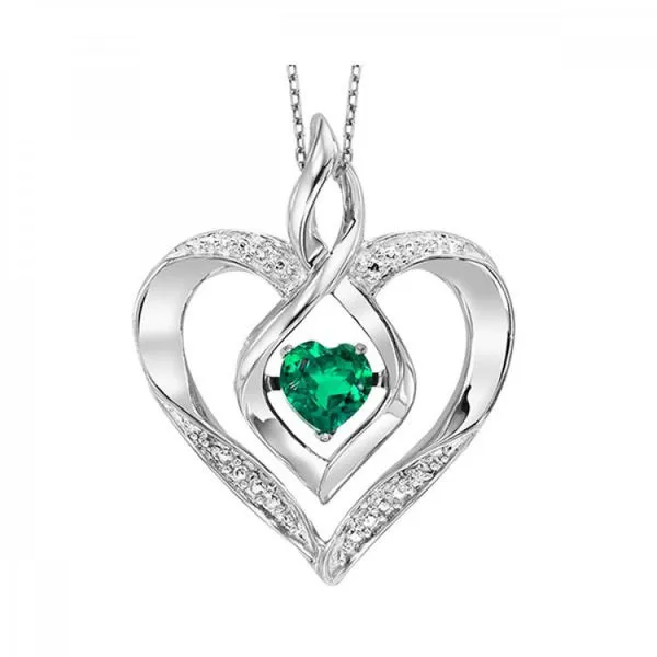 May Birthstone Necklace Erickson Jewelers Iron Mountain, MI