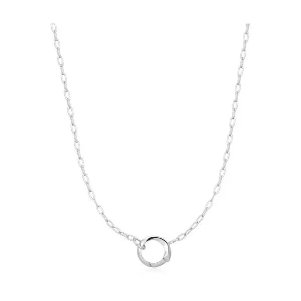 SS Mini Link Charm Chain Connector Necklace Erickson Jewelers Iron Mountain, MI