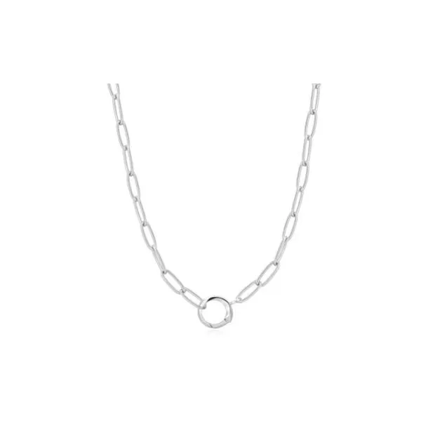 Sterling Silver Charm Chain Necklace Erickson Jewelers Iron Mountain, MI