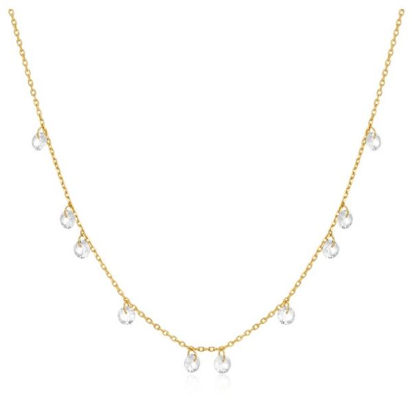 Silver Droplet Adjustable Necklace Erickson Jewelers Iron Mountain, MI