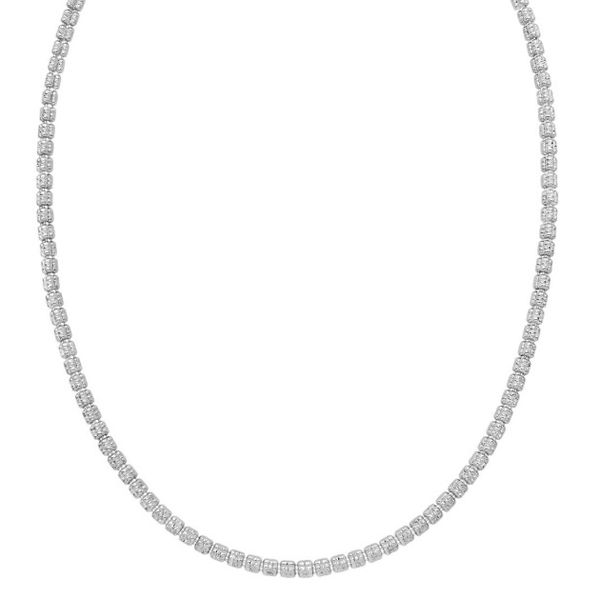 Silver 'Ice' Necklace Erickson Jewelers Iron Mountain, MI