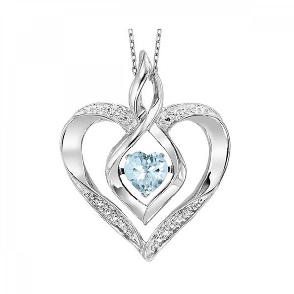 MARCH BIRTHSTONE NECKLACE Erickson Jewelers Iron Mountain, MI