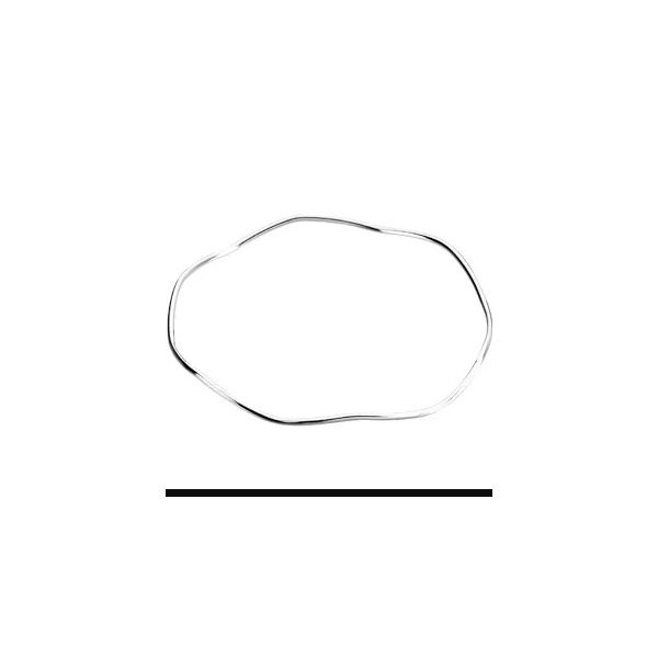 SS 1.5mm Curved Bangle Bracelet Erickson Jewelers Iron Mountain, MI