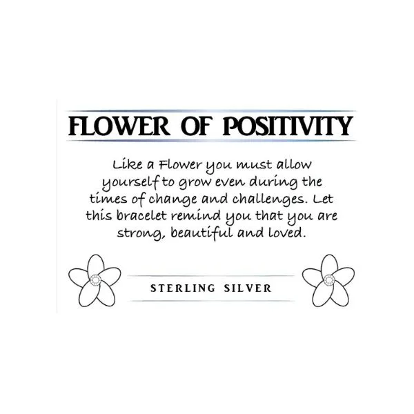 GREEN QUARTZ FLOWER OF POSITIVITY BRACELET Image 2 Erickson Jewelers Iron Mountain, MI