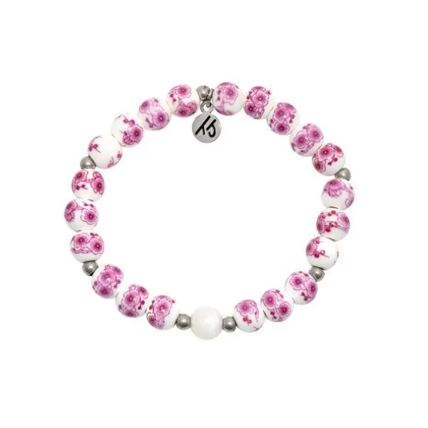 FLORAL MOMENTS PINK T. JAZELLE BRACELET Erickson Jewelers Iron Mountain, MI