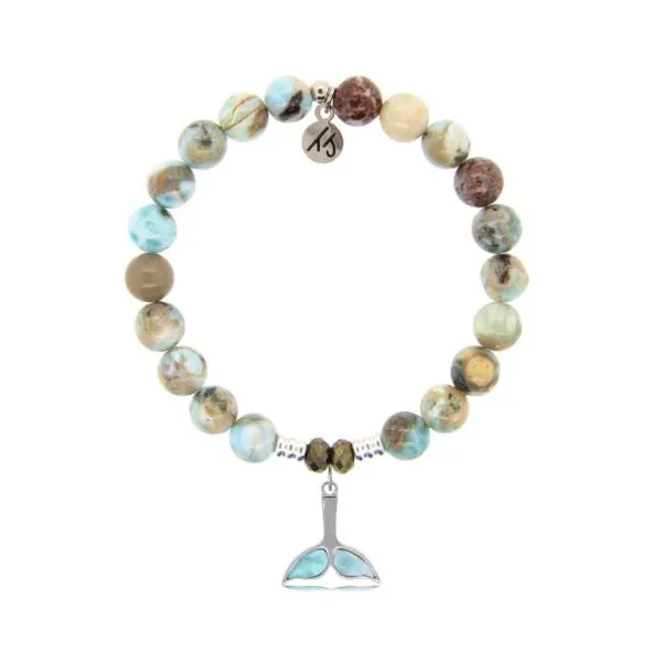 LARIMAR- LARIMAR WHALE TAIL T. JAZELLE BRACELET Erickson Jewelers Iron Mountain, MI