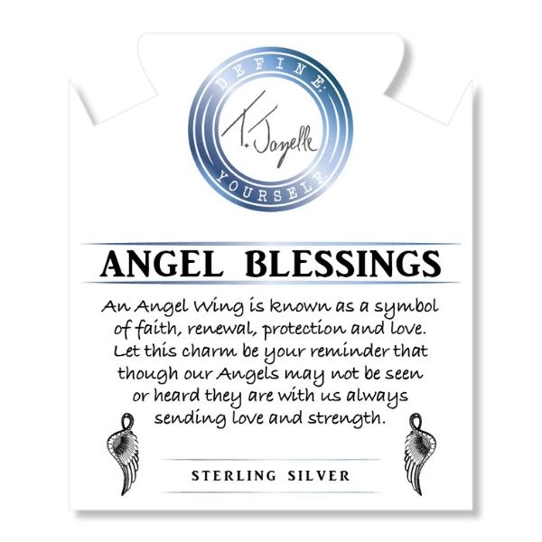 PINK JADE ANGEL BLESSINGS BRACELET Image 2 Erickson Jewelers Iron Mountain, MI