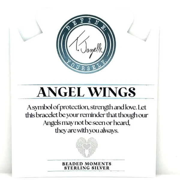 MOONSTONE ANGEL WINGS BEAD T. JAZELLE BRACELET Image 2 Erickson Jewelers Iron Mountain, MI