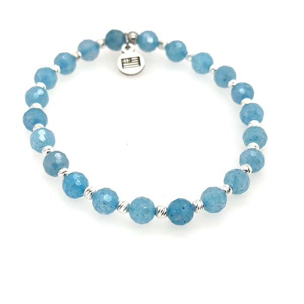 Mindfulness Blue CZ T. Jazelle Bracelet Erickson Jewelers Iron Mountain, MI