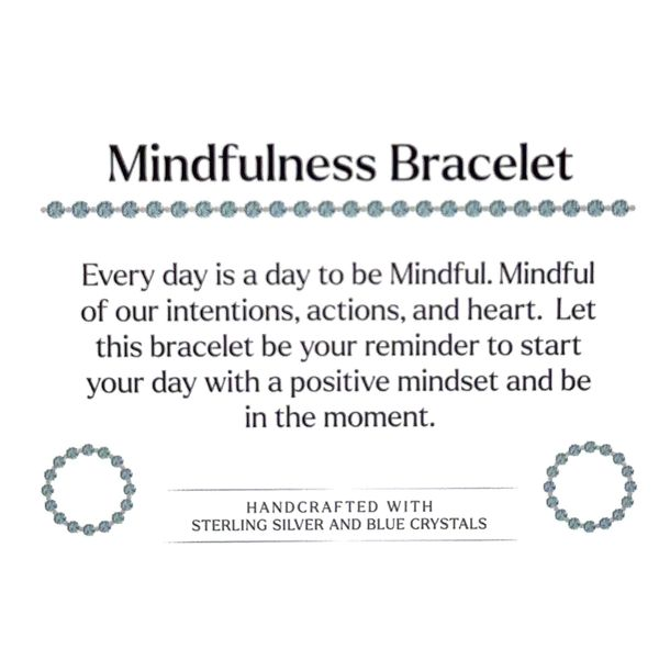 Mindfulness Blue CZ T. Jazelle Bracelet Image 2 Erickson Jewelers Iron Mountain, MI