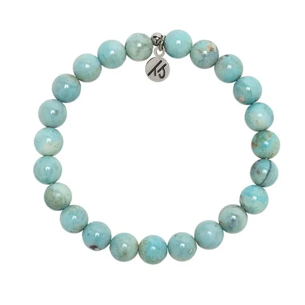 Robin Egg Agate Confidence Stacker T. Jazelle Bracelet Erickson Jewelers Iron Mountain, MI