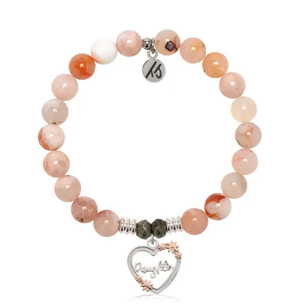 Sakura Agate Heart Daughter T. Jazelle Bracelet Erickson Jewelers Iron Mountain, MI