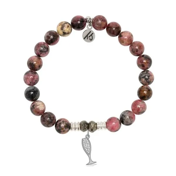 Pink Rhodonite T. Jazelle Bracelet Erickson Jewelers Iron Mountain, MI