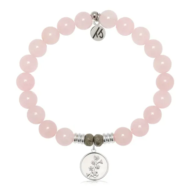 Rose Quartz Cherry Blossom T. Jazelle Bracelet Erickson Jewelers Iron Mountain, MI