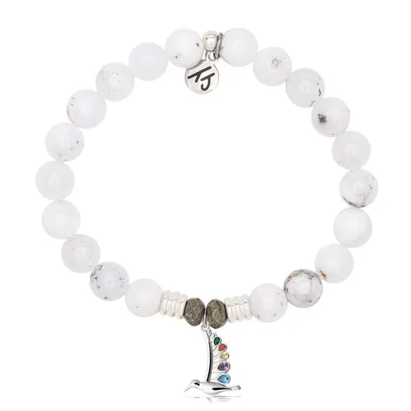 White Chalcedony Hummingbird T. Jazelle Bracelet Erickson Jewelers Iron Mountain, MI