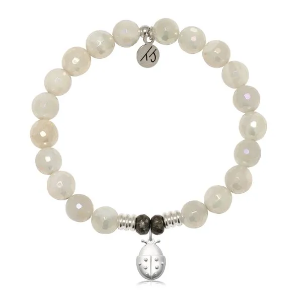 Moonstone Faceted Ladybug T. Jazelle Bracelet Erickson Jewelers Iron Mountain, MI