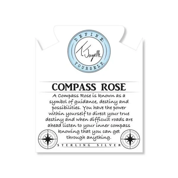 T.JAZELLE Blue Calcite Compass Rose Bracelet Image 2 Erickson Jewelers Iron Mountain, MI