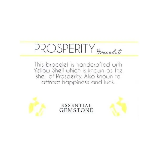 Yellow Shell Prosperity Stacker T. JAZELLE Bracelet Image 2 Erickson Jewelers Iron Mountain, MI