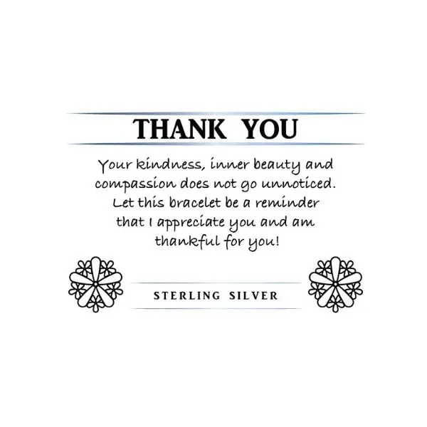 Yellow Shell Thank You T. Jazelle Bracelet Image 2 Erickson Jewelers Iron Mountain, MI