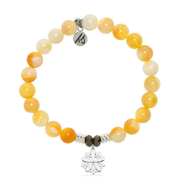 Yellow Shell Thank You T. Jazelle Bracelet Erickson Jewelers Iron Mountain, MI