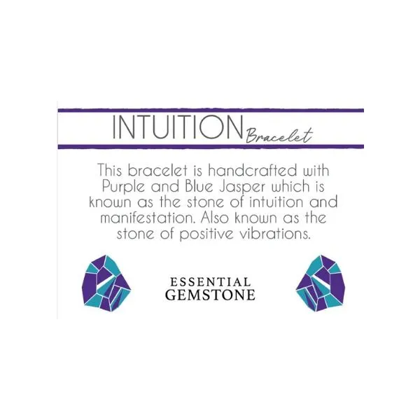 Purple Blue Jasper Intuition Stacker T. Jazelle Bracelet Image 2 Erickson Jewelers Iron Mountain, MI