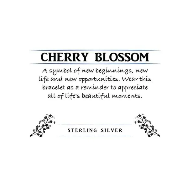 Sakura Agate Cherry Blossom T. Jazelle Bracelet Image 2 Erickson Jewelers Iron Mountain, MI