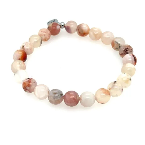 Sakura Agate Joy Stacker T. Jazelle Bracelet Erickson Jewelers Iron Mountain, MI
