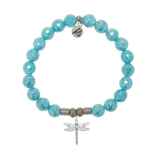 Blue Amazonite Dragonfly T. Jazelle Bracelet Erickson Jewelers Iron Mountain, MI