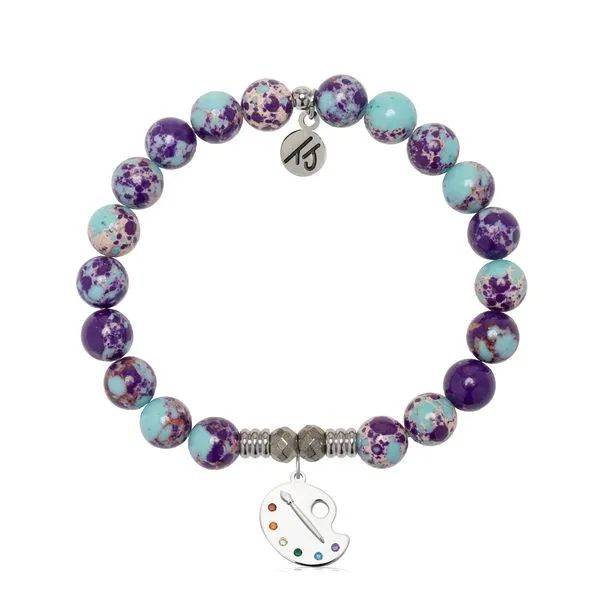 Purple Blue Jasper Create T. Jazelle Bracelet Erickson Jewelers Iron Mountain, MI