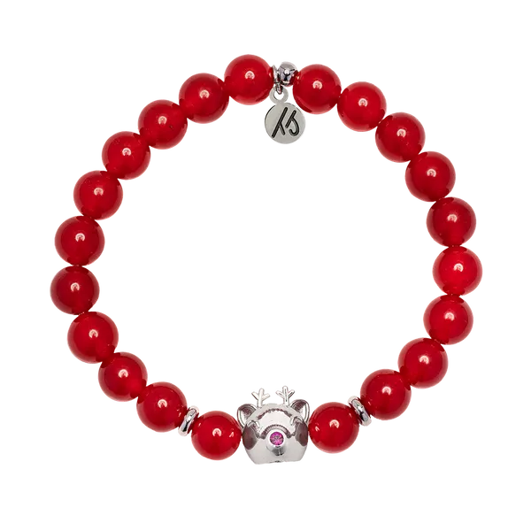 Red Jade Reindeer Magic T. Jazelle Bracelet Erickson Jewelers Iron Mountain, MI