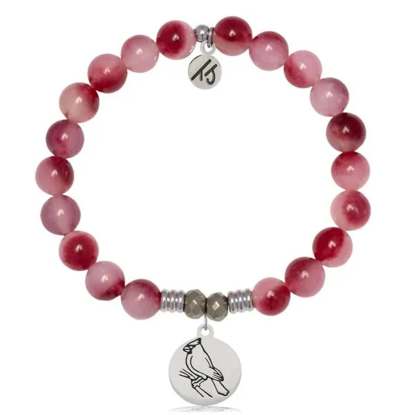 Cherry Jade Cardinal T. Jazelle Bracelet Erickson Jewelers Iron Mountain, MI
