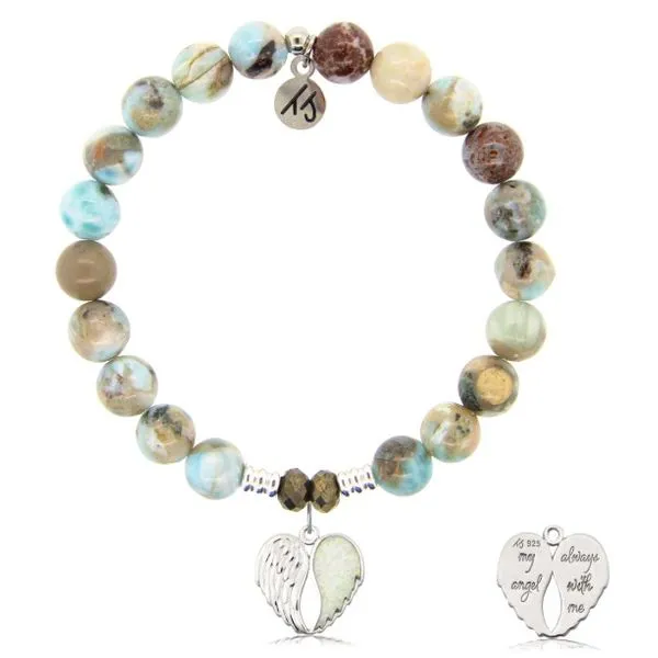 Larimar My Angel T. Jazelle Bracelet Erickson Jewelers Iron Mountain, MI
