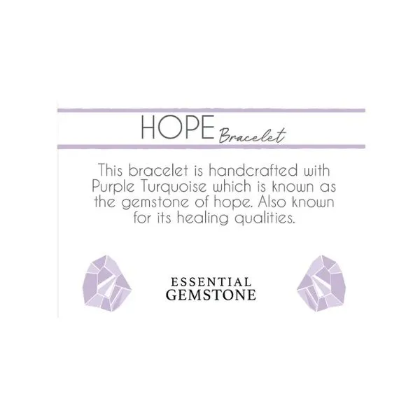Purple Turquoise Hope Stacker T. Jazelle Bracelet Image 2 Erickson Jewelers Iron Mountain, MI