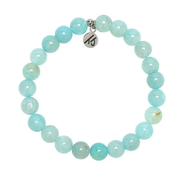 Aqua Fire Agate Passion Stacker T. Jazelle Bracelet Erickson Jewelers Iron Mountain, MI