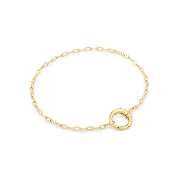 Sterling Silver Mini Link Charm Chain Bracelet Erickson Jewelers Iron Mountain, MI