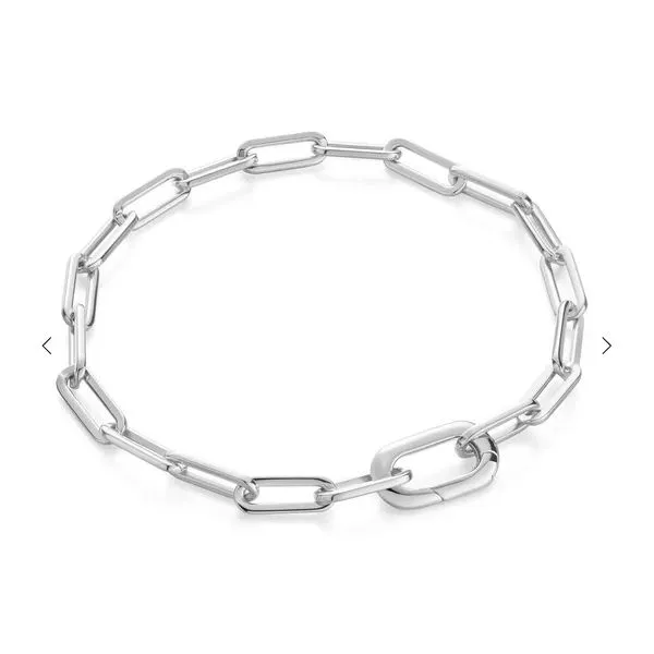 Chunky Sterling Silver Linked Bracelet Erickson Jewelers Iron Mountain, MI