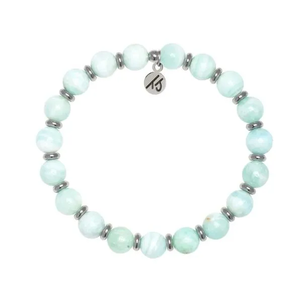 Empowered Elegance Hemimorphite Silver T. Jazelle Bracelet Erickson Jewelers Iron Mountain, MI