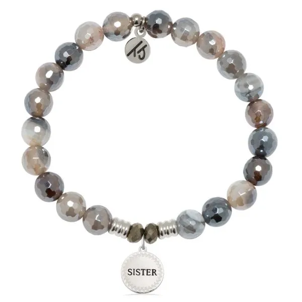 Storm Agate Sister Endless Love T. Jazelle Bracelet Erickson Jewelers Iron Mountain, MI