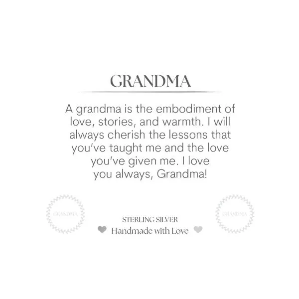 Silver Tan Shell 'Grandma Endless Love' T. Jazelle Bracelet Image 2 Erickson Jewelers Iron Mountain, MI
