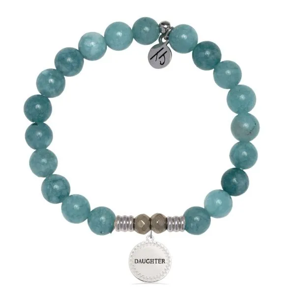 Silver Mountain Jade Daughter Love Bracelet Erickson Jewelers Iron Mountain, MI