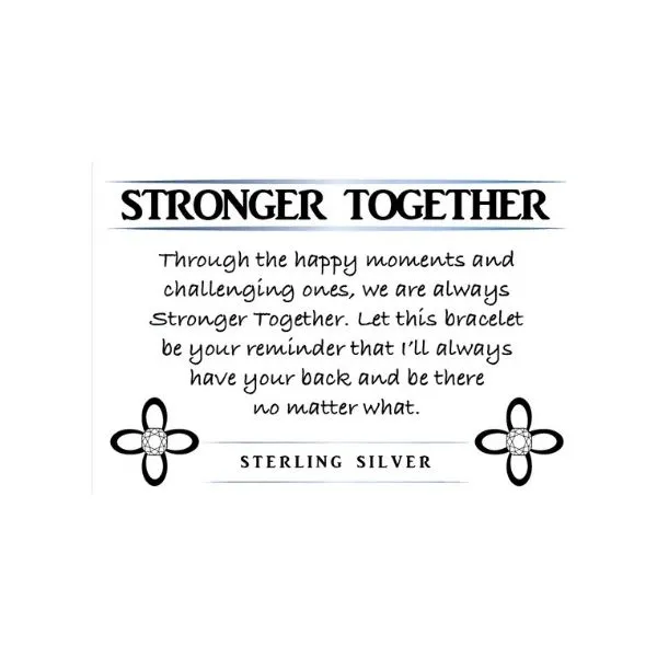 SAKURA AGATE STRONGER TOGETHER T. JAZELLE BRACELET Image 2 Erickson Jewelers Iron Mountain, MI