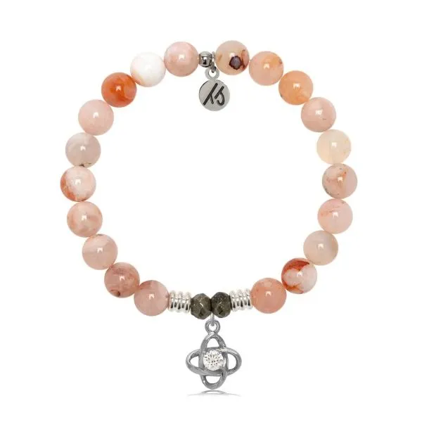 SAKURA AGATE STRONGER TOGETHER T. JAZELLE BRACELET Erickson Jewelers Iron Mountain, MI