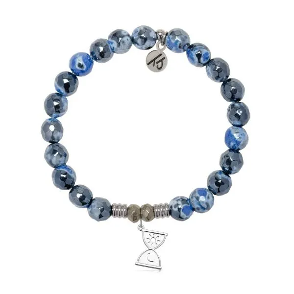 Denim Blue Agate Trust in Time T. Jazelle Bracelet Erickson Jewelers Iron Mountain, MI