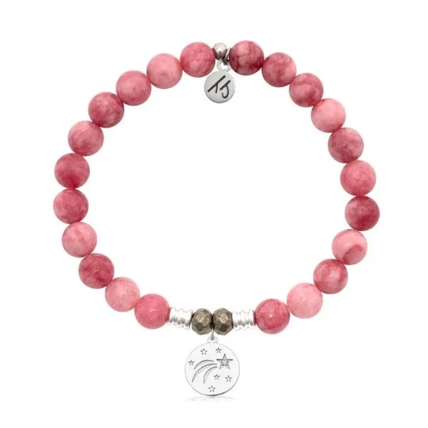 Pink Jade Best Is Yet to Come T. Jazelle Bracelet Erickson Jewelers Iron Mountain, MI