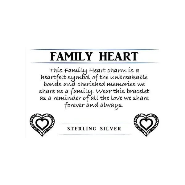 Cherry Jade Family Heart T. Jazelle Bracelet Image 2 Erickson Jewelers Iron Mountain, MI